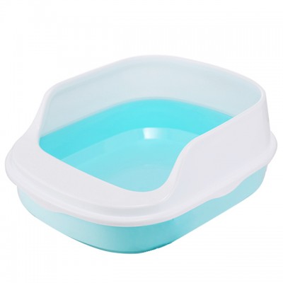 Easy To Clean Large Size Plastic Litter Box Cat