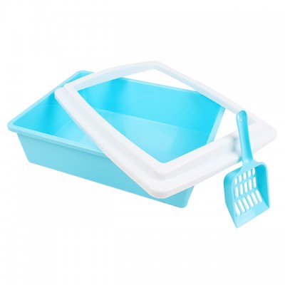 Hot Selling Cheap Pet Toilet Plastic Cat Litter Box