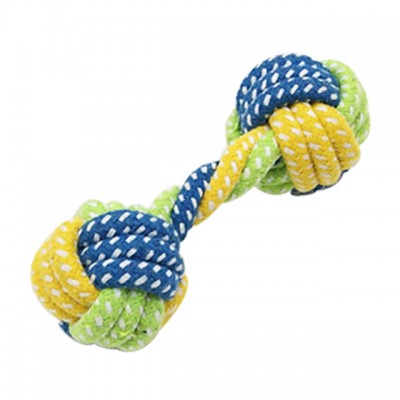 Wholesale Dumbbell Ball Cotton Dog Chew Toy