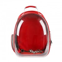 Airline Approved Pet Carrier Bag , Transparent Plastic Pet Carrier Backpack